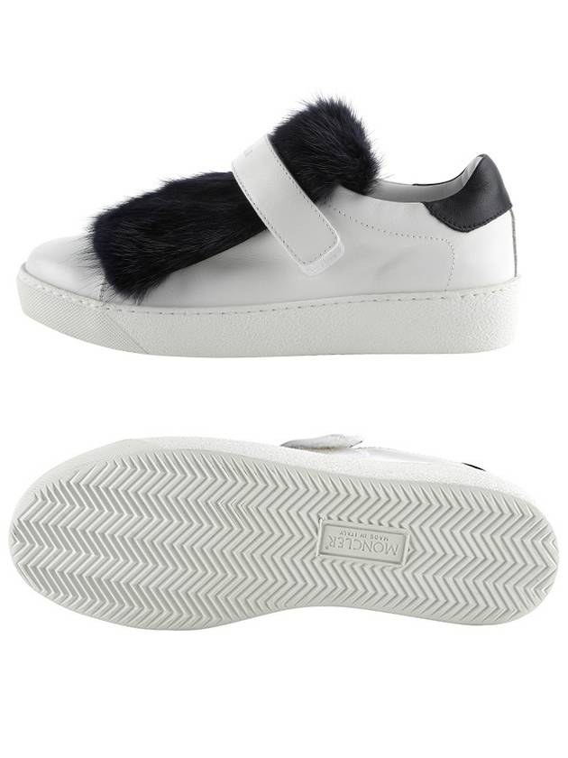 2016000 019S9 002 LUCIE fur white sneakers - MONCLER - BALAAN 4