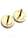 Women s Ex Libris Gold Earrings - HERMES - BALAAN 6