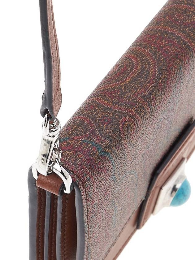 Women's Crown Me Paisley Print Cross Bag Brown - ETRO - BALAAN 8