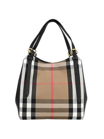 House Check Canterby Shoulder Bag Brown - BURBERRY - BALAAN 1