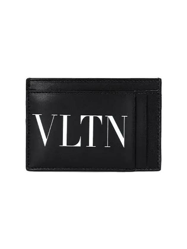 VLTN Logo Card Wallet Black - VALENTINO - BALAAN 2