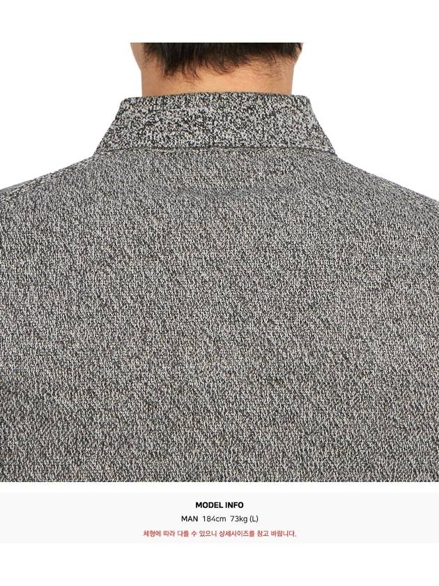 Men's Collar Cotton Blend Short Sleeve PK Shirt Black - THEORY - BALAAN 8
