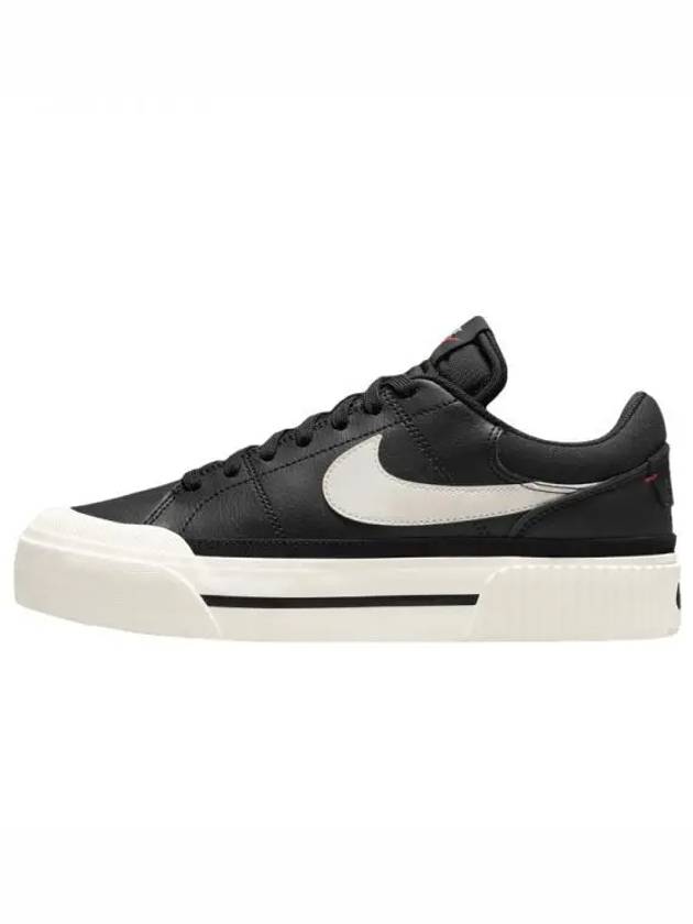 Court Legacy Lift Low Top Sneakers Black - NIKE - BALAAN 2