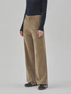 Corduroy Straight Pants Brown - RYUL+WAI: - BALAAN 1