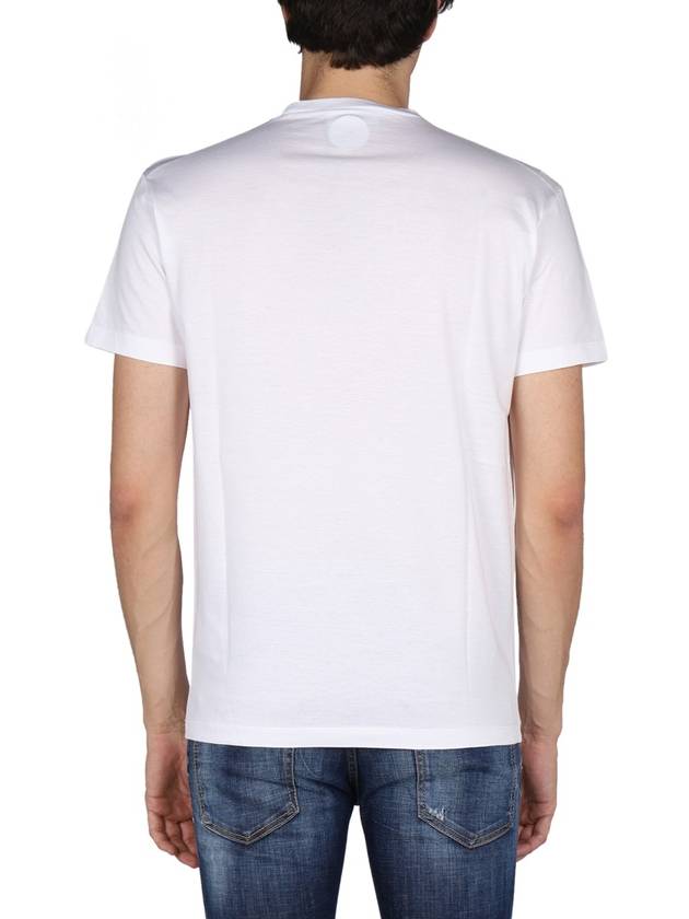 Globetrotter short sleeve t-shirt white - DSQUARED2 - BALAAN 4