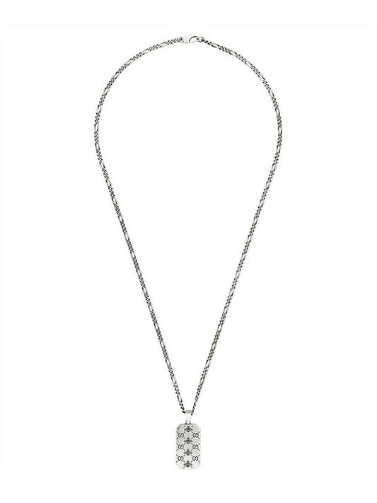 GG Non-Engraved Pendant Necklace Silver - GUCCI - BALAAN 1