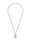 GG Non-Engraved Pendant Necklace Silver - GUCCI - BALAAN 1