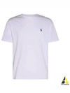 Men's Embroidery Logo Pony Classic Fit Short Sleeve T-Shirt White - POLO RALPH LAUREN - BALAAN 2