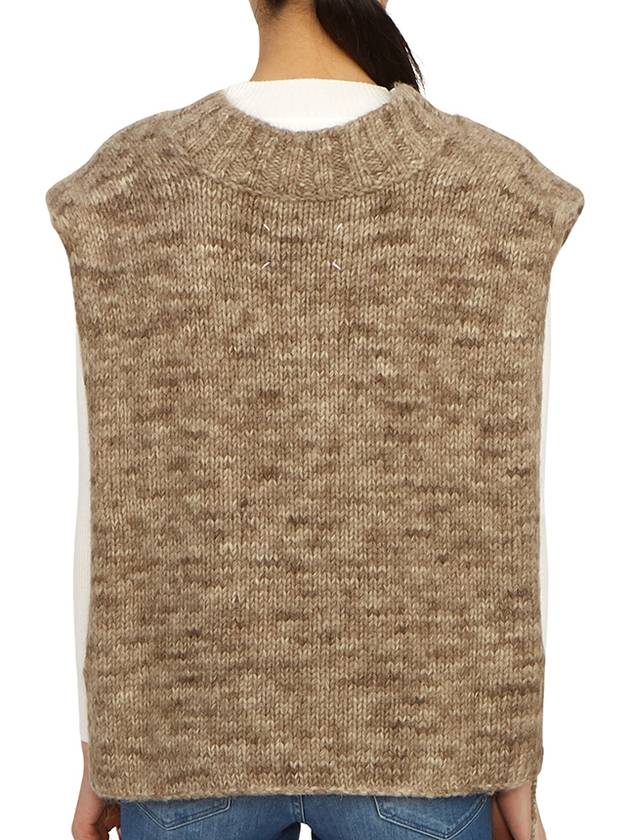 Botanical Dye Knit Vest Anthracite - MAISON MARGIELA - BALAAN 5