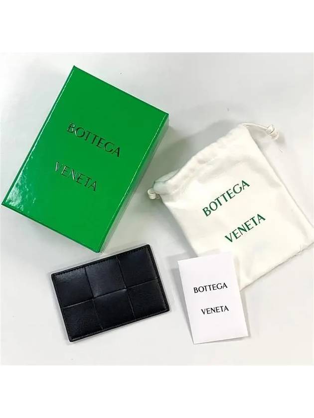 Intrecciato Cassette Card Wallet Black - BOTTEGA VENETA - BALAAN 6