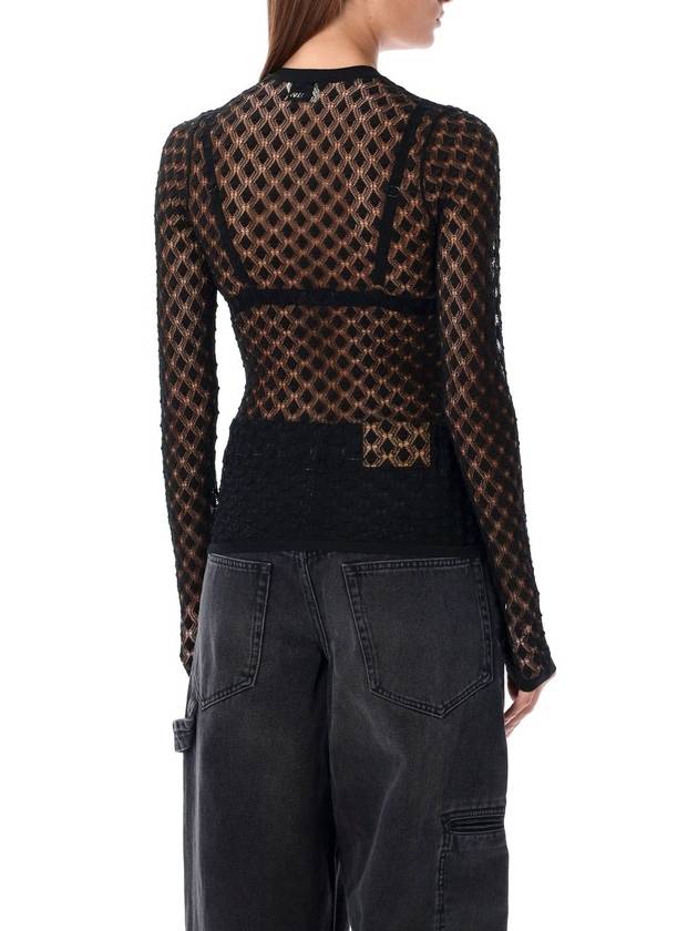 Xavia see through knit top black - ISABEL MARANT - BALAAN 3