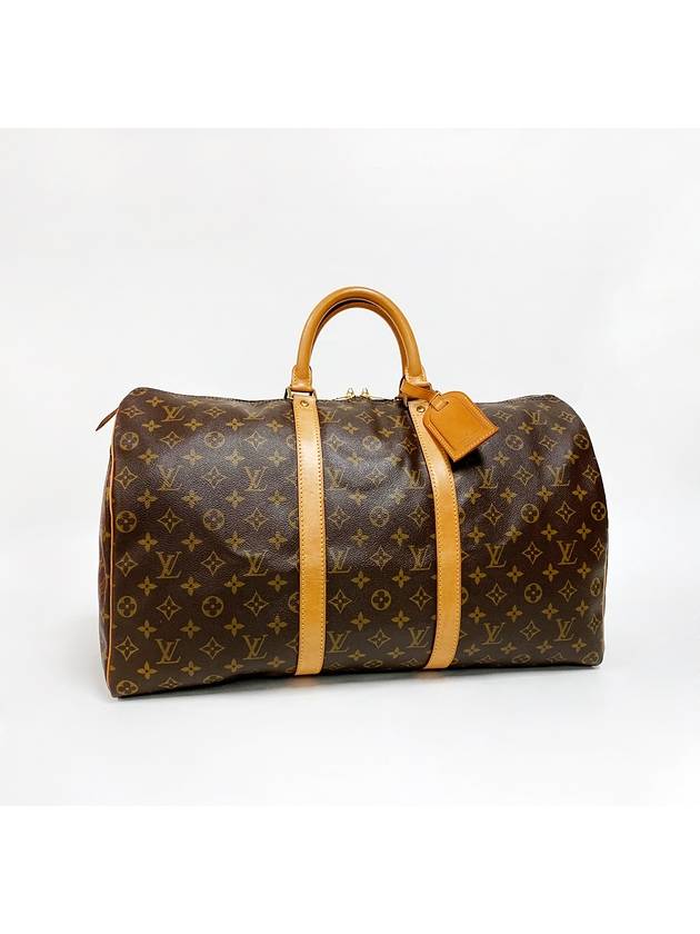 Monogram Keepall 50 Boston Golf Travel Bag - LOUIS VUITTON - BALAAN 4