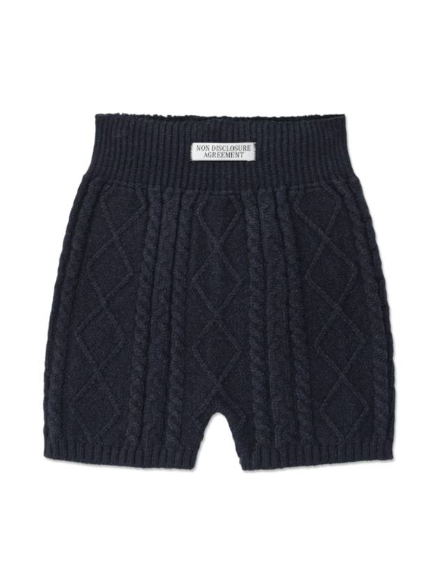 Twisted Knit Shorts Navy - NDA - BALAAN 2