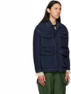 Multi Cargo Pocket Shirt Jacket Navy - SUNNEI - BALAAN 4