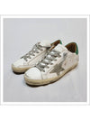 Superstar Suede Low Top Sneakers Green White - GOLDEN GOOSE - BALAAN 2