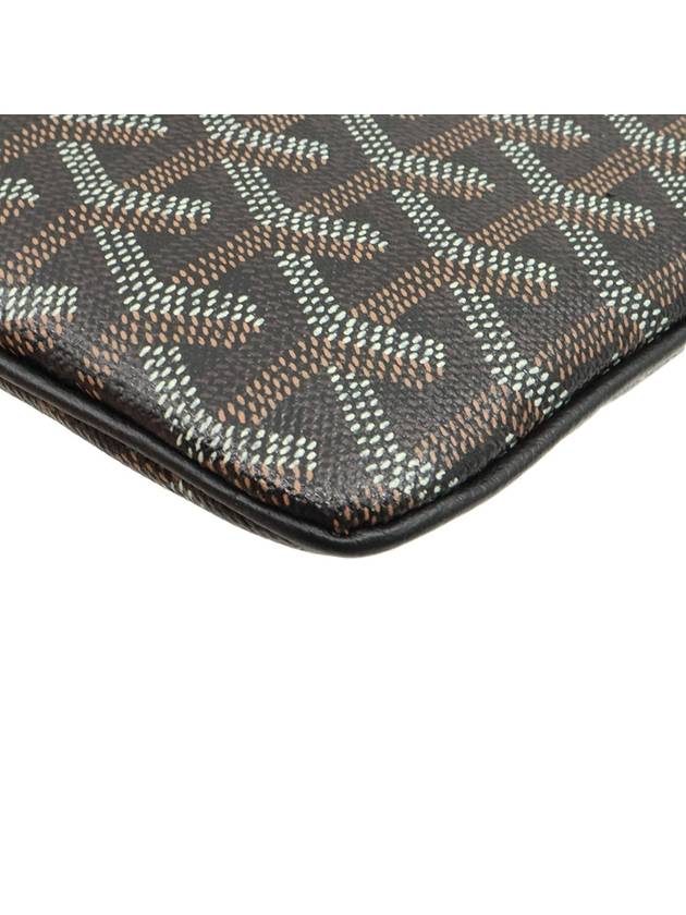 Black Goyadin Canvas Senna MM Clutch - GOYARD - BALAAN 6