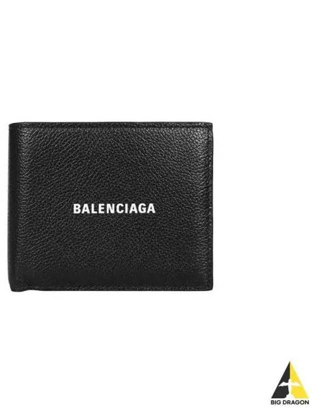 Coin pocket bi fold wallet black 594315 1IZI3 - BALENCIAGA - BALAAN 1