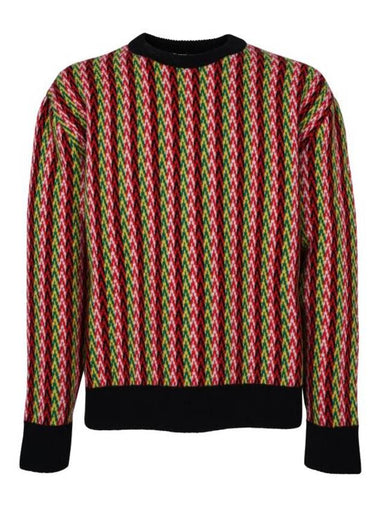 Sweater RMPO0024K005A23 40S1 GREEN MULTI - LANVIN - BALAAN 1