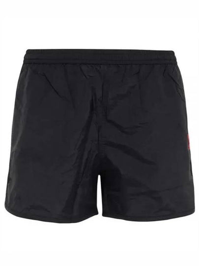 Heart Logo Swim Shorts Black - AMI - BALAAN 2