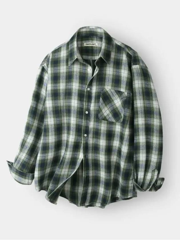 Cloud Multi Check Shirt Green - INDUST - BALAAN 6