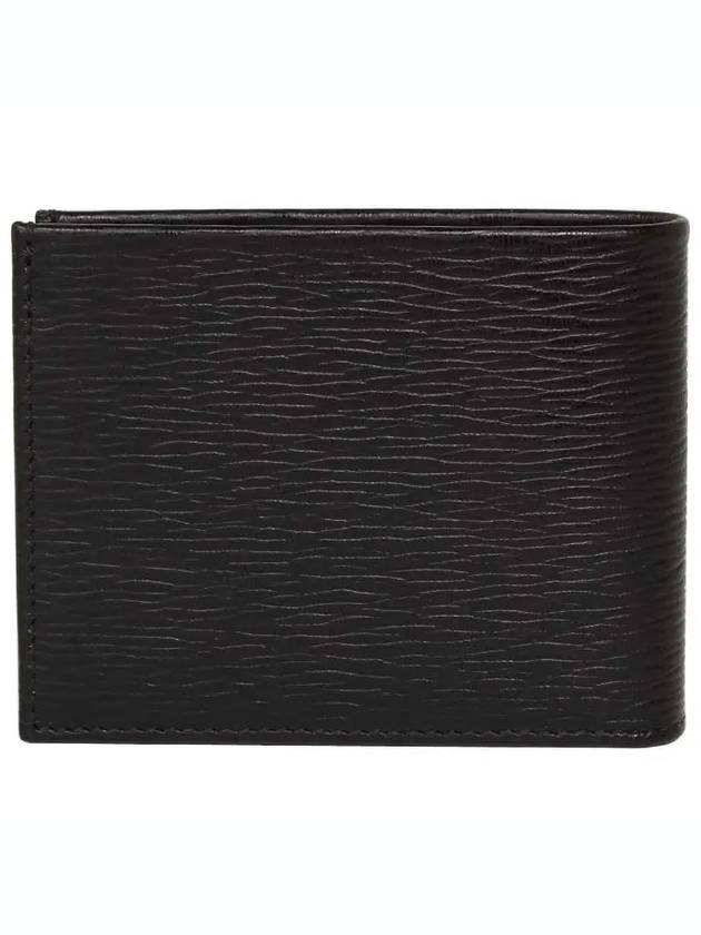 Gancini Half Wallet Black - SALVATORE FERRAGAMO - BALAAN 3