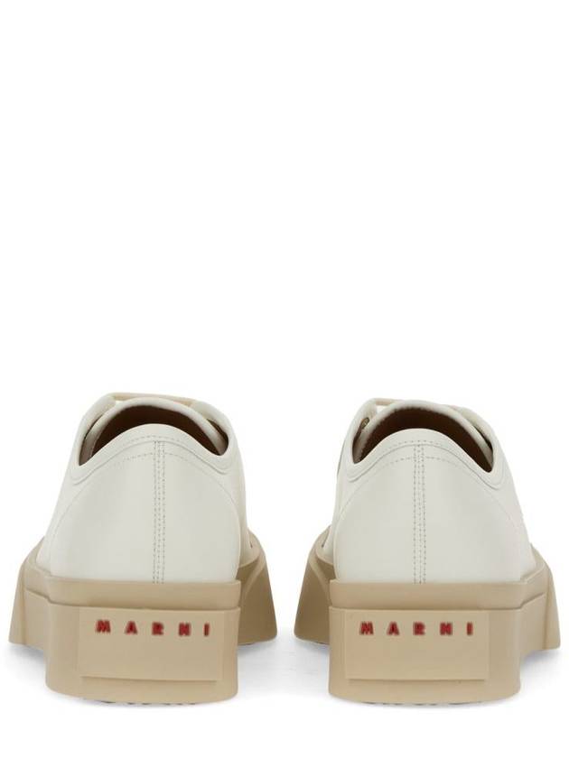 Pablo Platform Nappa Leather Low Top Sneakers Lilywhite - MARNI - BALAAN 4