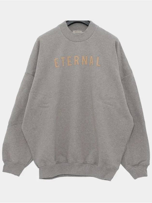 Men's Eternal ETERNAL Crew Neck Back Logo Sweatshirt Gray - FEAR OF GOD - BALAAN 2