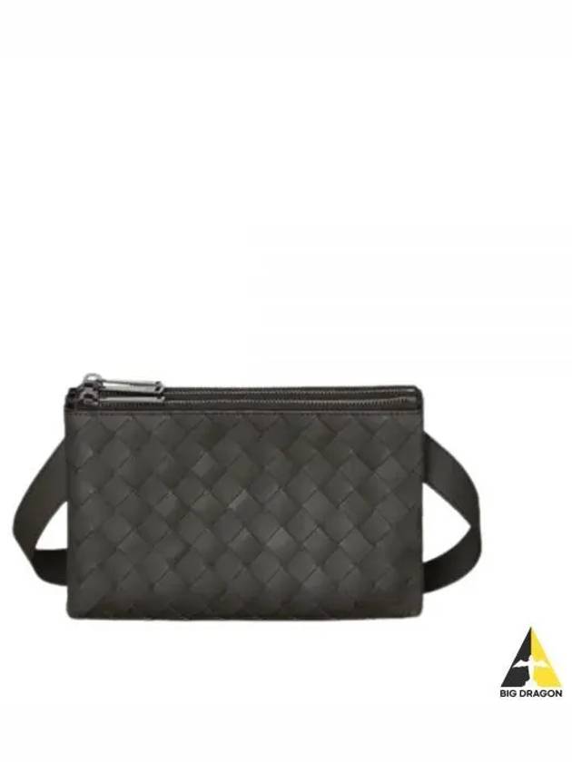 Triple Zipper Cross Bag Grey - BOTTEGA VENETA - BALAAN 2