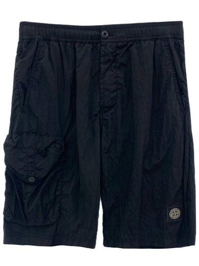 Patch Pocket Swim Shorts Black - STONE ISLAND - BALAAN 2