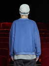 Pigment Snow Sweatshirt Blue - UNALLOYED - BALAAN 3