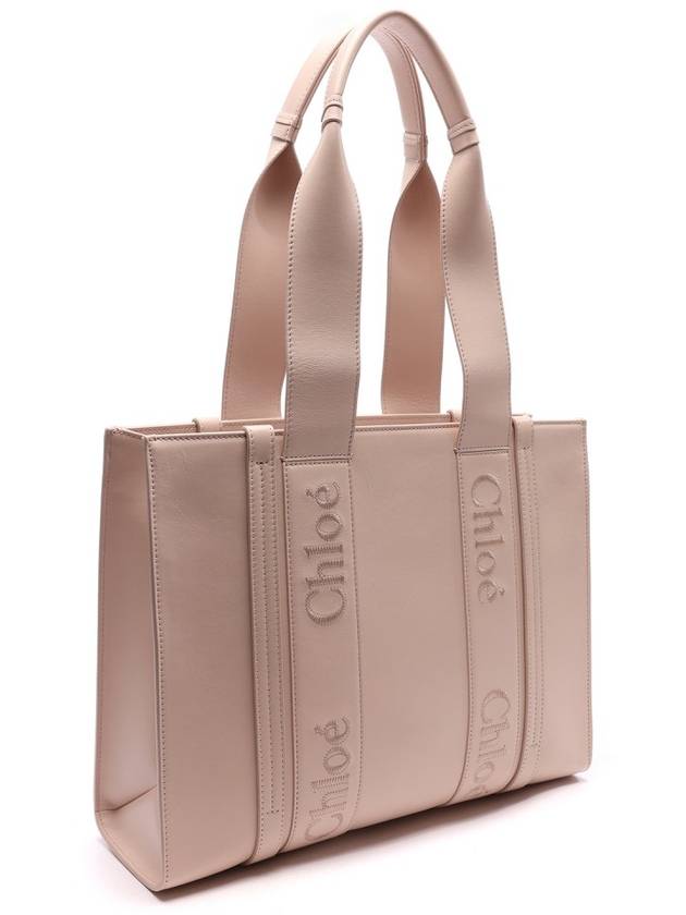 Woody Medium Tote Bag Pink - CHLOE - BALAAN 4