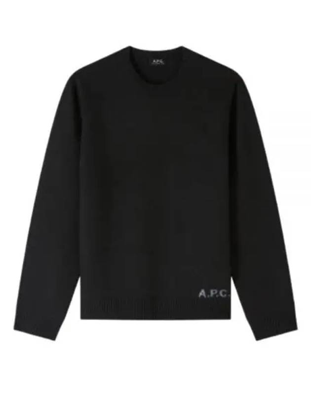 Edward Intarsia Knit Top Black - A.P.C. - BALAAN 2