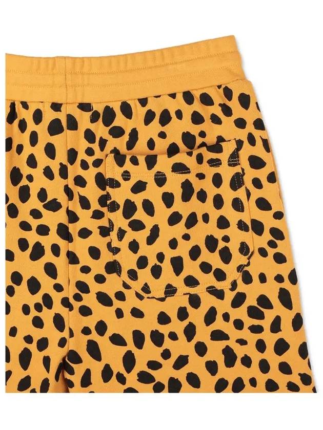 Cheetah Pattern Bermuda Cotton Shorts Yellow - STELLA MCCARTNEY - BALAAN 5