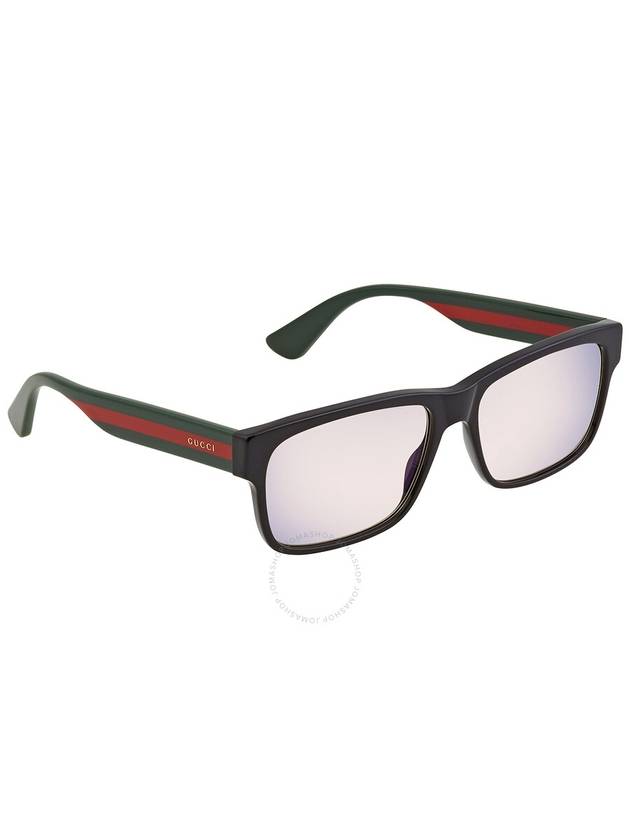 Sunglasses GG0340S 011 SHINY BLACK - GUCCI - BALAAN 3