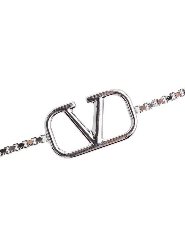 V-Ring Metal Bracelet Palladium - VALENTINO - BALAAN 5