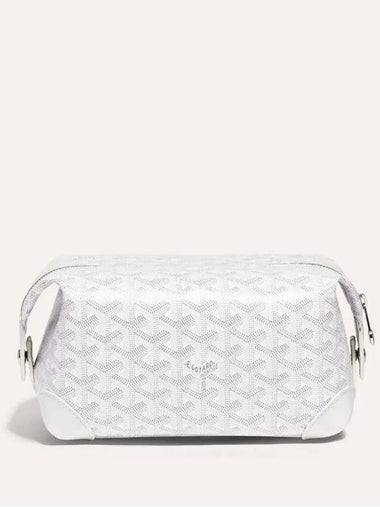 Bowling 25 Toiletry Pouch Bag White - GOYARD - BALAAN 1