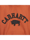 Locker Cotton Hoodie Orange - CARHARTT WIP - BALAAN 9