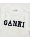 white knit sleeveless - GANNI - BALAAN 7