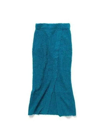 Women Linen Cotton Rab Wrap Skirt Blue A02LM - AURALEE - BALAAN 1