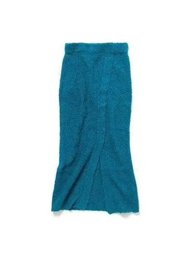 Women Linen Cotton Rab Wrap Skirt Blue A02LM - AURALEE - BALAAN 1