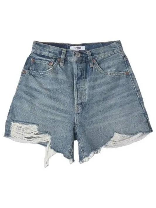 Cut Off Denim Shorts Pants Medium Laff - RE/DONE - BALAAN 1