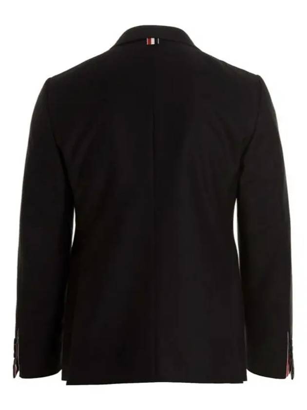 Men's Signature Classic Wool Suit Black - THOM BROWNE - BALAAN 4