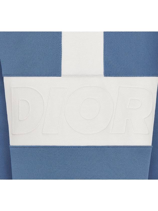 Track Zip Up Jacket Blue - DIOR - BALAAN 6