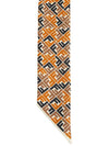 FF Motif Printed Narrow Silk Scarf - FENDI - BALAAN 6