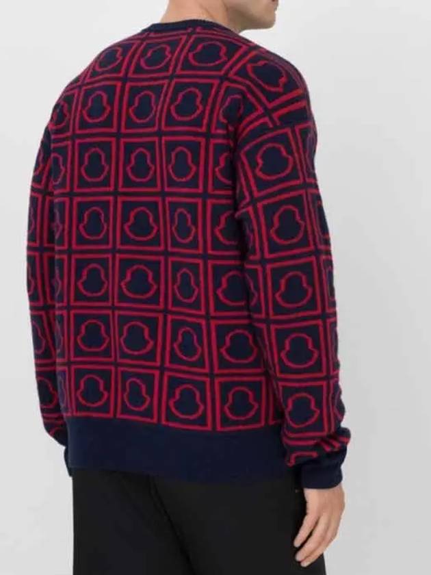 9C00016 M1242 755 Navy Red Men’s Knit - MONCLER - BALAAN 4