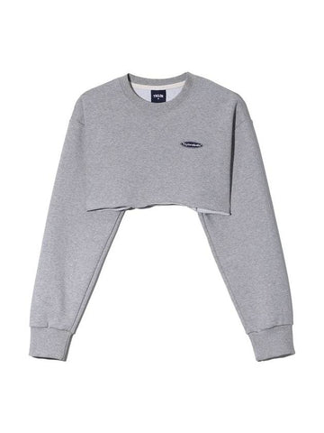 Underboob Sweatshirt Melange - TAILOR STUDIO - BALAAN 1