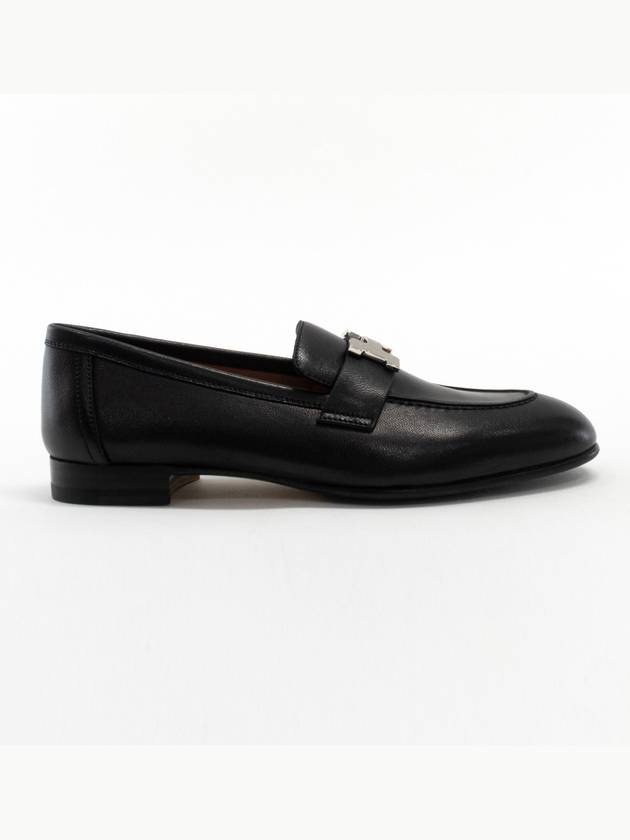 Paris Loafers Goatskin Palladium Noir - HERMES - BALAAN 3