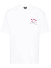 Heart Logo Cotton Short Sleeve T-Shirt White - A.P.C. - BALAAN 2