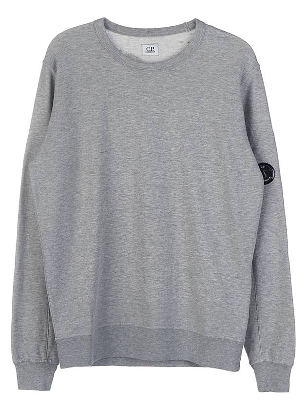 Lens Wappen Cotton Sweatshirt Grey - CP COMPANY - BALAAN 11