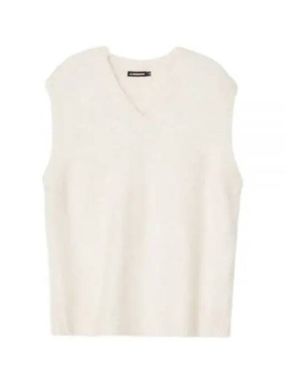 Harrie V-Neck Vest Cloud White - J.LINDEBERG - BALAAN 2